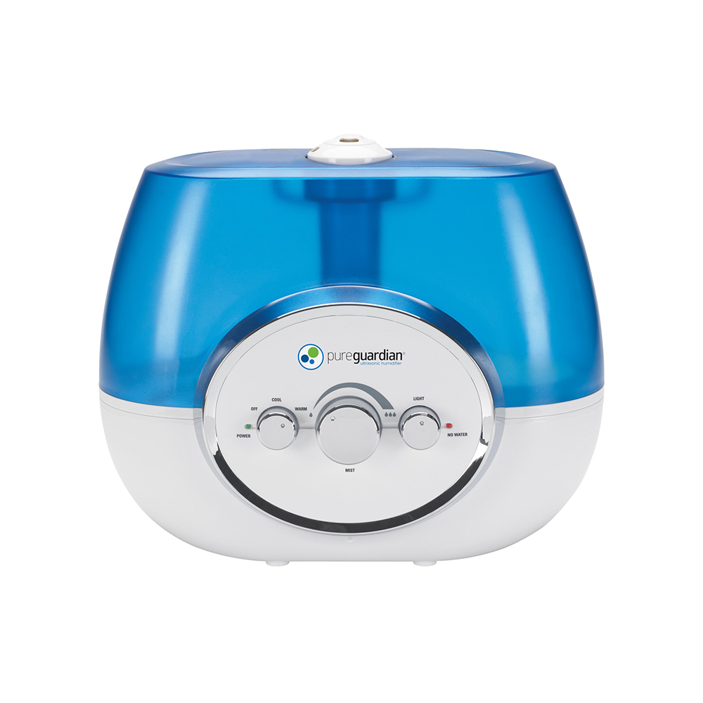 Cool and Warm Ultrasonic Humidifier – Blue, Large