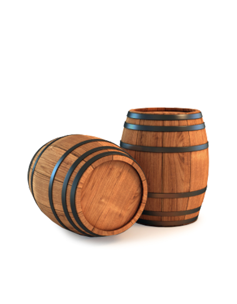 Rum, Beer Barrel Top – Red, Large