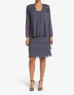 Chiffon Jacket Dress