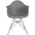 Finch Fox Romantic Vintage Dining Chairs Rustic Plastic Chair with Wooden Legs